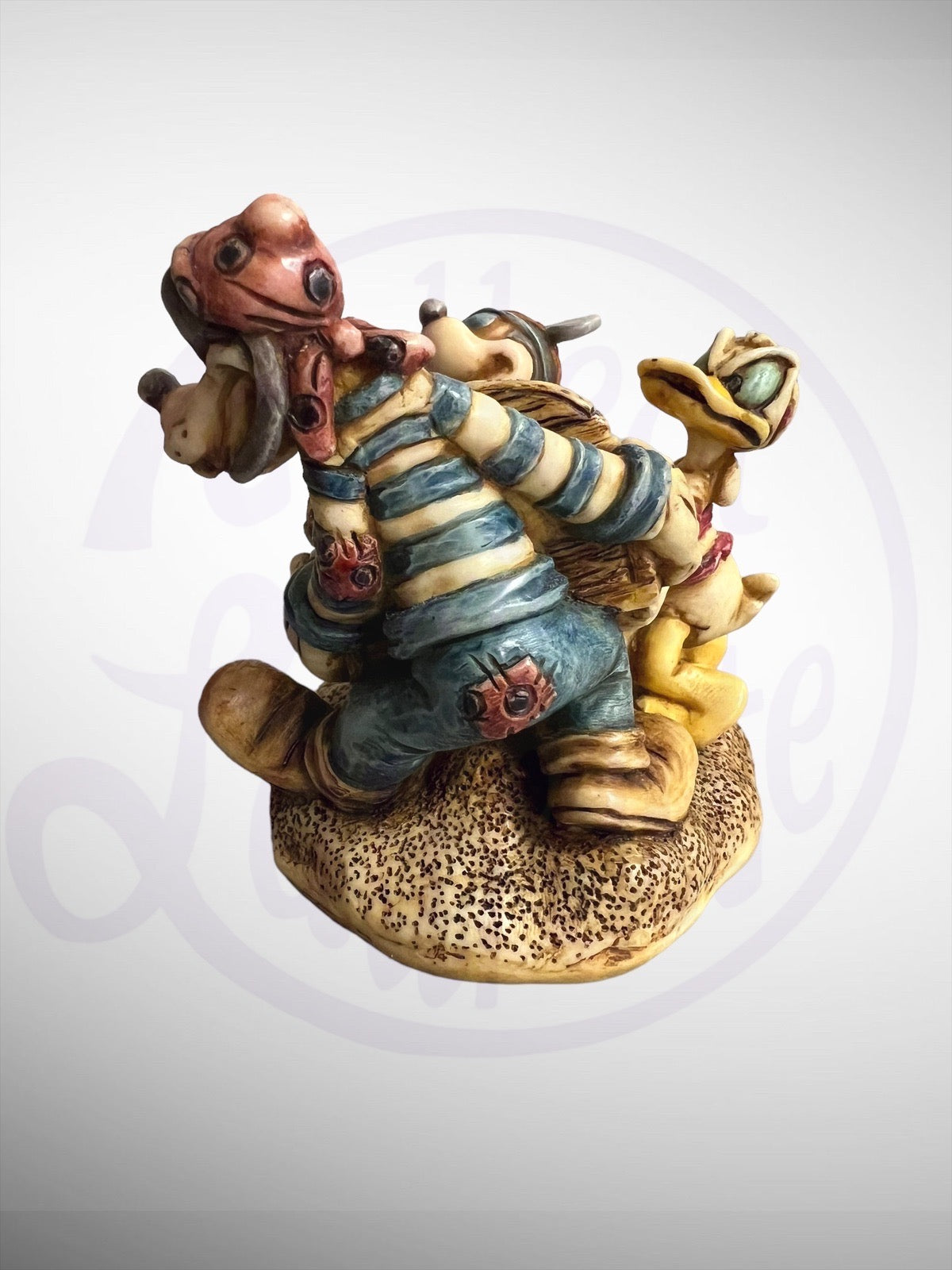 Harmony Kingdom Box - Disney A Pirate's Life For Me Mickey Donald Goofy Figurine No Box